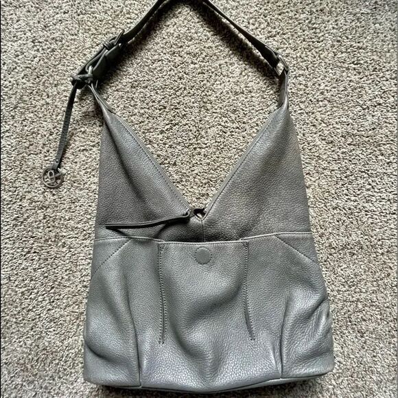 Linea Pelle Handbags - Linea Pelle Distressed Leather Asymmetrical Bag